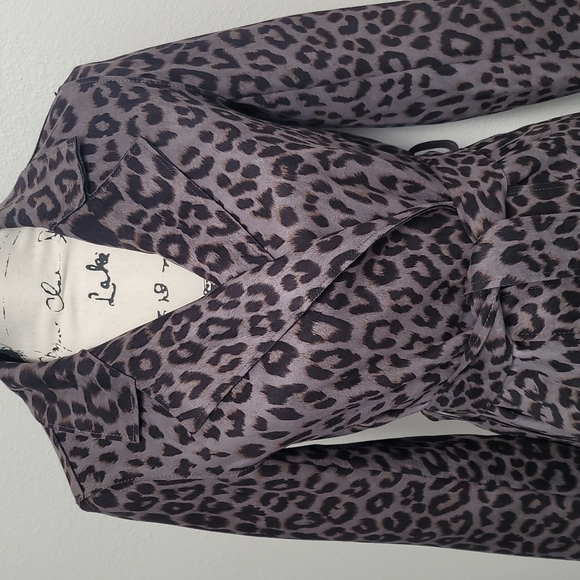 Love Token Faux Suede Leopart Print Jacket - Picture 2 of 7
